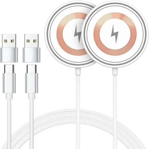 Cargador inalámbrico para Samsung con almohadilla de carga rápida, cargador inalámbrico magnético para Samsung Galaxy S26 Ultra S26+ S25 Ultra Blanco