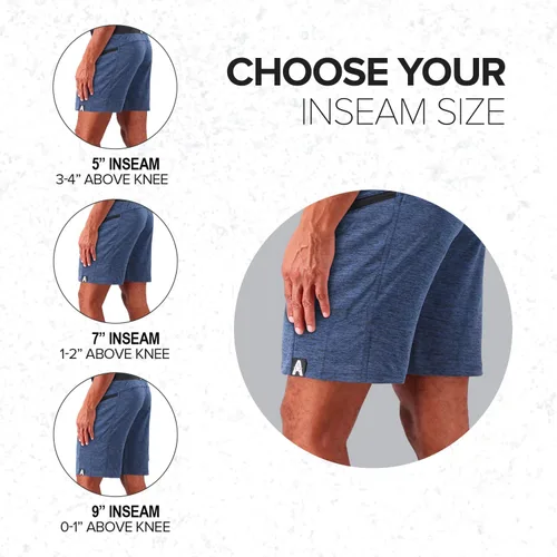 Miniatura 5 de Anthem Athletics Hyperflex - Pantalones cortos de 7 pulgadas para hombre, para cross-training, entrenamiento y gimnasio