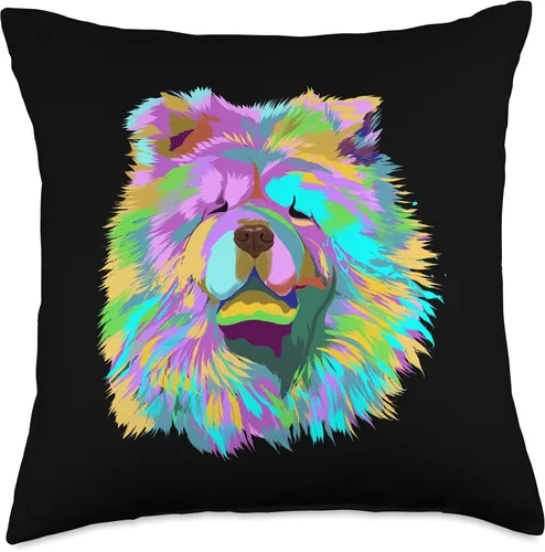 Miniatura 5 de Chow Chow Dog Gifts - Cojín para perro (16.0 x 16.0 in), multicolor