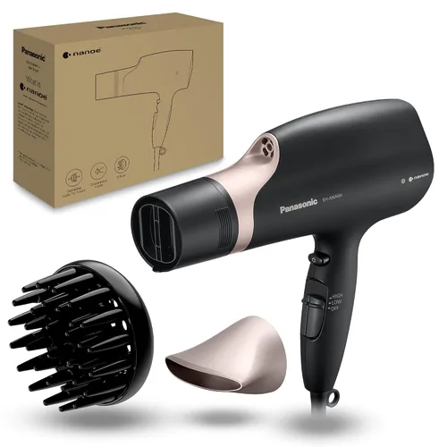Miniatura 10 de Panasonic Nanoe Secador de Pelo de Salón, Boquilla Oscilante de Secado Rápido, Secador con Difusor, Accesorios Concentradores, 3 Ajustes