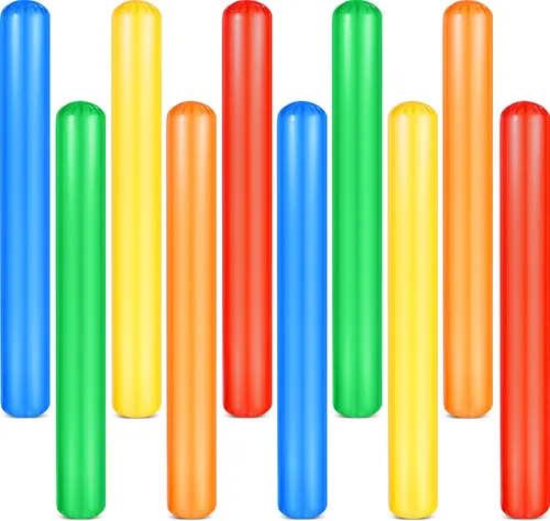 Miniatura 6 de Palos inflables para piscina de 41.3 pulgadas, fideos de natación de PVC, coloridos fideos inflables para piscina, adultos, flotadores, fideos