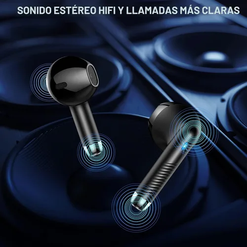 Miniatura 6 de Auriculares inalámbricos, Bluetooth 5.4, auriculares con pantalla LED de energía, bajos estéreo, auriculares Bluetooth intrauriculares