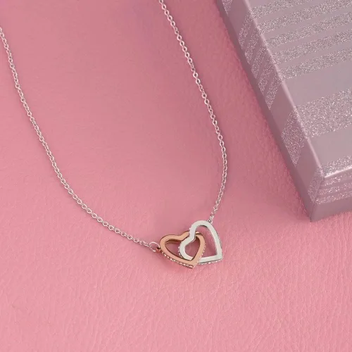 Miniatura 6 de Collar personalizado con texto en inglés To My Bonus Daughter, regalo para hija de hijastra, regalo para hijastra de parte de su padrastro, collar