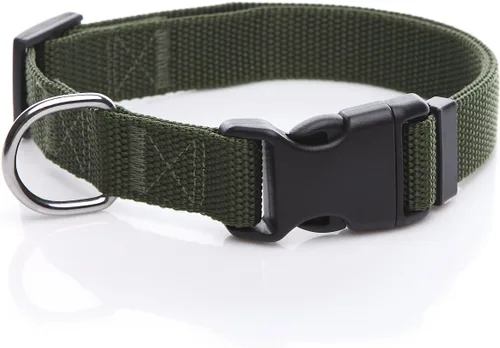 Miniatura 7 de Collar ajustable de nailon para perro, collar para mascotas de 1 pulgada, 3/4 pulgadas, 5/8 pulgadas de ancho, para perros grandes, medianos