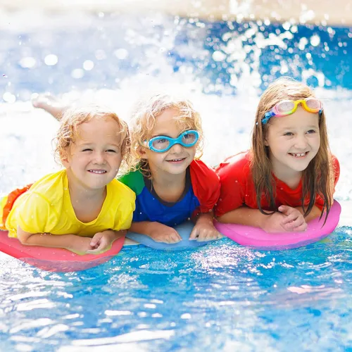 Miniatura 4 de Tabla de natación de espuma EVA, 3 piezas, tabla de natación con bordes antideslizantes para adultos, niños, nadadores principiantes