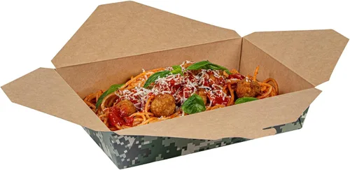 Miniatura 27 de Restaurantware Bio Tek - Cajas para llevar de 30 onzas, 200 loncheras para llevar, cierre de tabulación, resistentes al calor, desechables, de papel