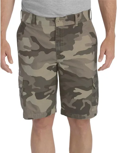 Dickies Pantalón corto tipo cargo Ripstop ligero de ajuste relajado para hombre de 11 pulgadas