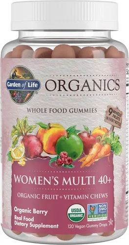 Miniatura 5 de Garden of Life Organics Kids Gummy Vitaminas – Frutas – Certificado Orgánico y Orgánico Mujeres 40+ Vitaminas Gomitas – Berry