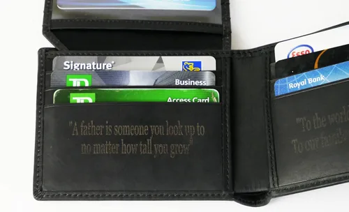 Miniatura 6 de Carteras personalizadas para hombres regalos personalizados para hombres cartera personalizada para hombres cuero de grano completo grabado
