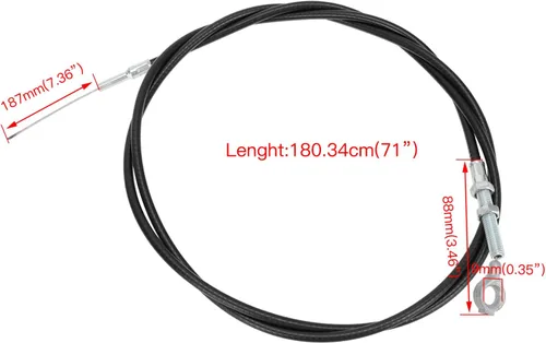 Miniatura 4 de YOXUFA Kit de cable de acelerador Go Kart de 71 pulgadas para Predator 212 196cc Motor GX160 GX200 196cc 8252-1390 Manco ASW Kandi American