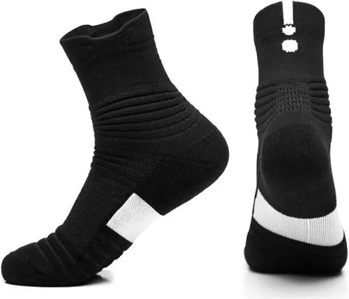 Miniatura 7 de Yoknatt Elite - Calcetines de baloncesto gruesos para ciclismo, calcetines deportivos para hombres, mujeres y niños