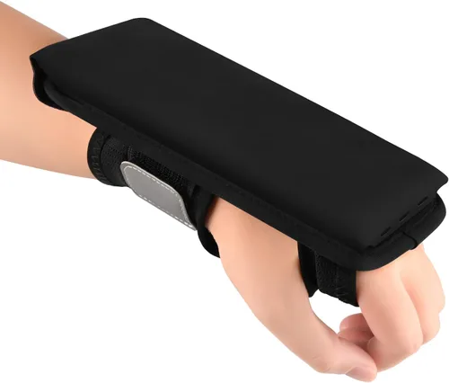 Miniatura 9 de Brazalete deportivo reflectante ajustable y banda de antebrazo para iPhone 17/16/15/14/13 Pro Max, Samsung Galaxy S23/S22, hasta 7 pulgadas, soporte