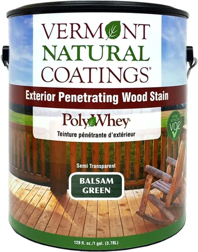 Miniatura 16 de Vermont Natural Coatings PolyWhey - Tinte penetrante exterior - marrón bellota - cuarto de galón marrón (Acorn Brown)