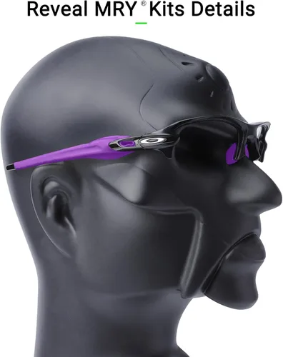 Miniatura 5 de Mryok Kits de boquillas de repuesto para Oakley Flak 2.0 OO9295 / 2.0 XL OO9188 - Opciones Púrpura y negro