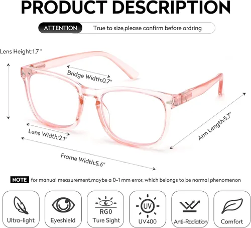 Miniatura 6 de SKYOAK Premium Progressive Multifocus Reading Glasses Men, Stylish Computer Readers Multifocal Eyeglasses