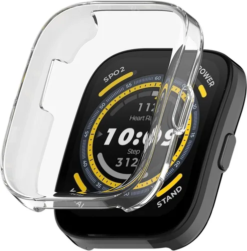 Miniatura 5 de Funda protectora compatible con Amazfit Bip 5 Smart Watch, funda de TPU suave y ultradelgada, protector de pantalla para reloj inteligente Amazfit