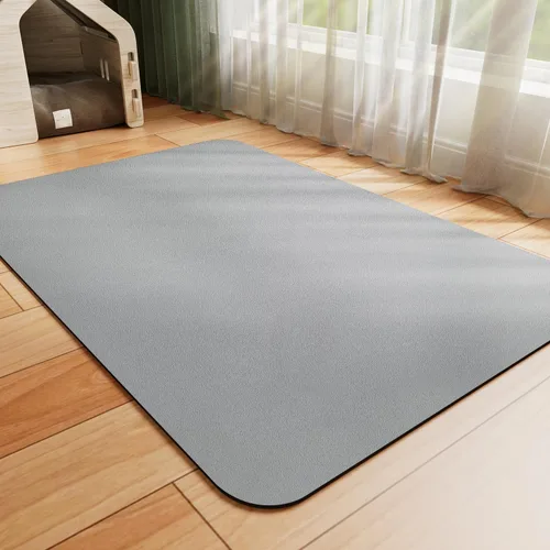 Miniatura 27 de HotLive Tapete de Comida para Perros - Tapete Absorbente para Gatos para Comida y Agua, Tapete para Tazón de Alimentación de Mascotas Sin Manchas