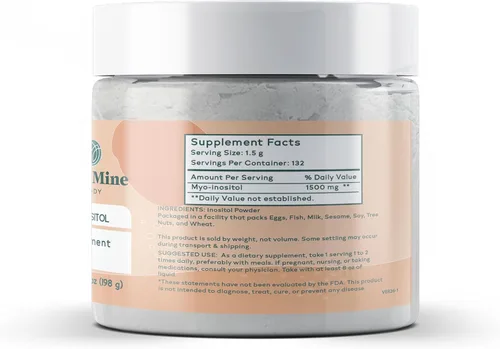 Miniatura 2 de Like Mine Mio-inositol (7 oz) Vitamina B8, puro ingrediente único sin rellenos, aditivos