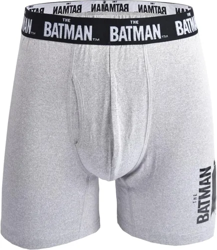 Miniatura 3 de BATMAN Paquete de 3 calzoncillos tipo bóxer cómodos para hombre, Gris