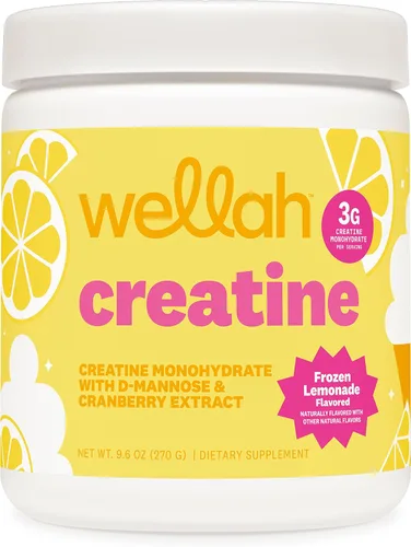 Miniatura 12 de Wellah Creatina para mujer (50 porciones) Blue Hawaii - 0.11 onzas de monohidrato de creatina en polvo con diente de león y extracto de arándano