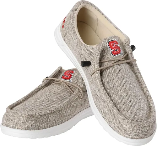 Miniatura 31 de FOCO Men's NCAA College Team Logo Lightweight Loafers Lace Up Cotton Knit Shoes
