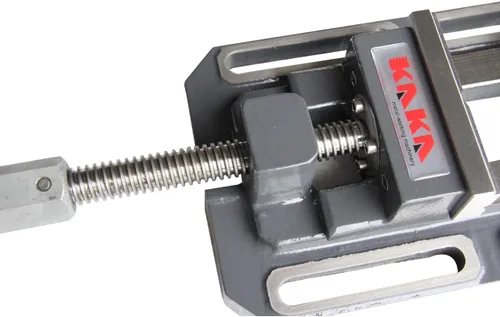 Miniatura 3 de KAKA INDUSTRIAL Prensa de taladro, tornillo de prensa de taladro resistente de 4 pulgadas, tornillo de fresado de hierro fundido de bajo perfil