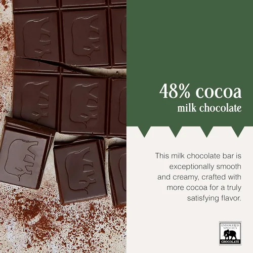 Miniatura 4 de Barra de chocolate con leche en peligro de extinción (48% de cacao)