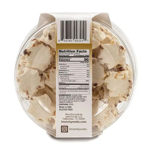Miniatura 2 de Krunchy Melts Galletas originales de merengue Sabor S'mores Solo 90 calorías por porción Sin grasa, sin gluten, sin lácteos (4 onzas)