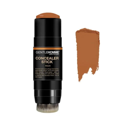Miniatura 6 de Gentlehomme - Corrector en Barra - Corrector y Brocha 2 en 1 para Hombre - Para Manchas, Ojeras, Cicatrices, Acné y Tonos de Piel Desiguales