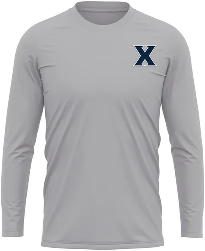Miniatura 367 de Camisa deportiva de manga larga oficial de la NCAA Collegiate para hombre, con logotipo en el pecho izquierdo, colección Athletic Heather