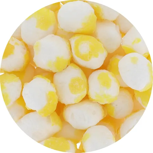 Miniatura 4 de Arctic Farms Caramelos liofilizados de caramelo agrio en bolsa y en caja (Gigantes de limón) (3 onzas)