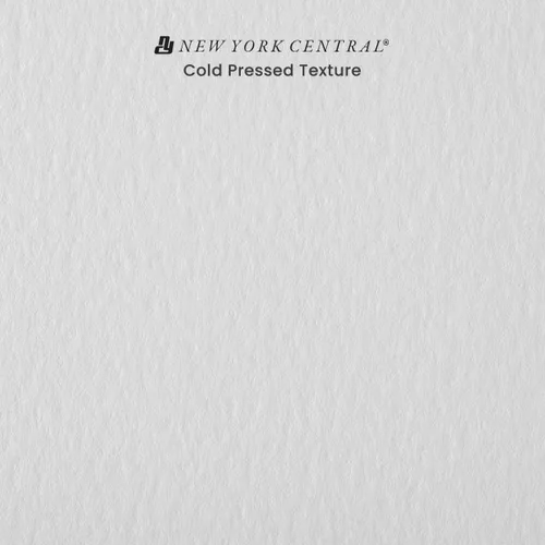 Miniatura 4 de New York Central Papel de acuarela - 9 x 12 pulgadas, 1 paquete de 5 hojas, prensa en frío de 300 libras, 100% algodón, sin ácidos, calidad