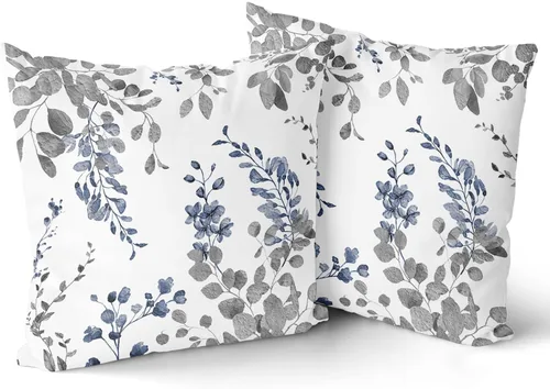Miniatura 36 de Giwawa Little Adventure - Funda de almohada decorativa cuadrada de 16 x 16 pulgadas, color azul marino, diseño de flecha, fogata, oso, bosque