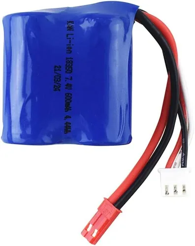 Miniatura 3 de Accesorio 2PCS 7.4V 600mAh batería de litio para EB02 Control remoto barco