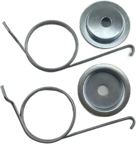 Piezas de repuesto para cortacésped (2) retenedores GX20515 y (2) resortes de torsión GX20494 compatibles con John Deere de 42 pulgadas L, D, X