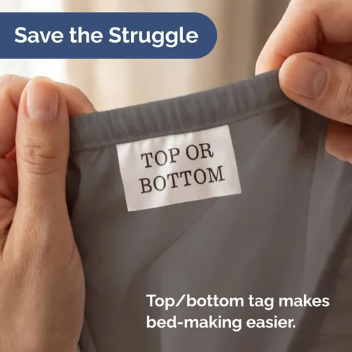 Miniatura 7 de Sábana bajera tamaño King – Sábana bajera individual inferior – Ropa de cama de lujo ultrasuave con bolsillos de 8 a 16 pulgadas de profundidad, 06
