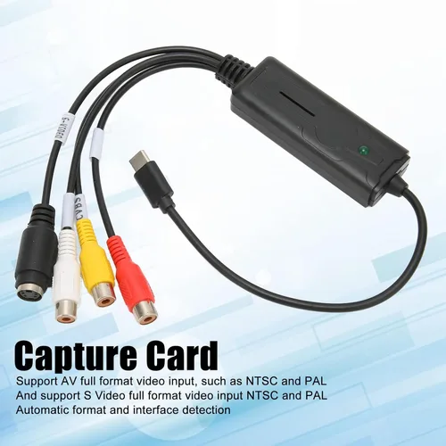 Miniatura 2 de Tipo C Audio Video Capture Card to USB Converter, Adaptador para Vista para para OS para 10/8.1/8/7, para conferencias, grabación
