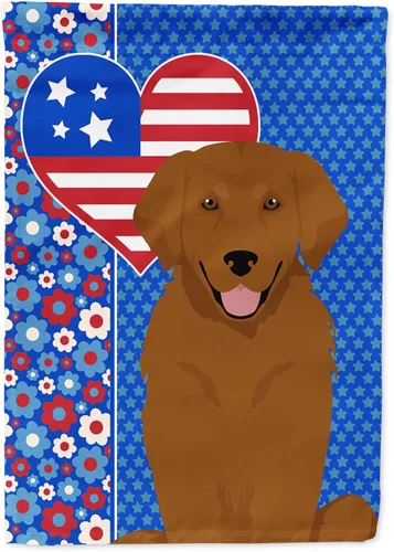 Miniatura 132 de Caroline's Treasures WDK5119GF - Bandera de jardín americana de Airedale Terrier de Estados Unidos, color negro y tostado, bandera decorativa