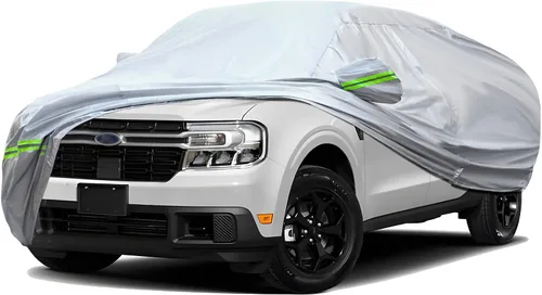 Miniatura 36 de TUCAREST - Funda de auto completa de 6 capas de alta calidad, diseño de cremallera de carcasa dura, impermeable, resistente a la intemperie