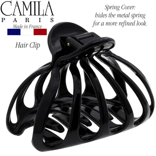 Miniatura 7 de Camila Paris CP3050 - Pinza para el pelo de pulpo francés, pinzas grandes para cabello grueso, pinza de pelo grande para cabello largo, pinzas