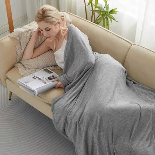 Miniatura 7 de Marchpower Arc-Chill Manta Refrescante para personas que duermen con calor - tamaño individual, fibra de enfriamiento japonesa que absorbe el calor