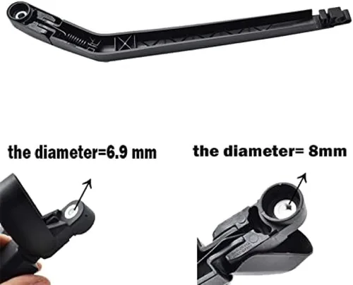 Miniatura 6 de Escobillas de limpiaparabrisas trasero para Nissan para X-Trail T31 2007-2012 kit de limpiaparabrisas