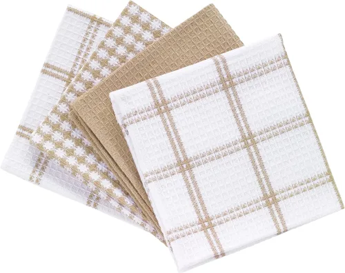 Miniatura 2 de T-Fal Paños de Cocina Premium con Textura de Waffle: Altamente Absorbentes, Súper Suaves y Duraderos - 100% Algodón, 12"x13" Toalla de Cocina Plana