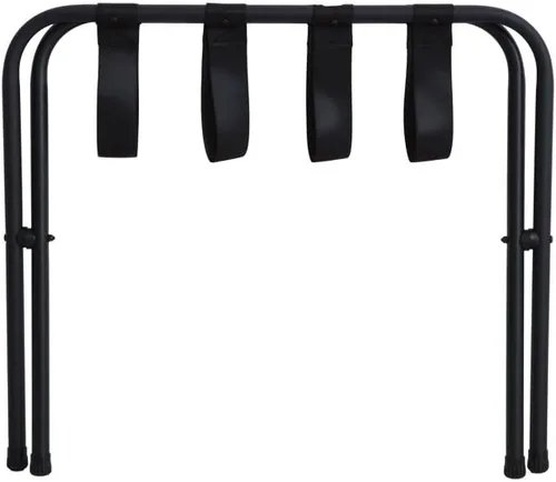 Miniatura 6 de Mabel Home Portaequipajes plegable de metal negro