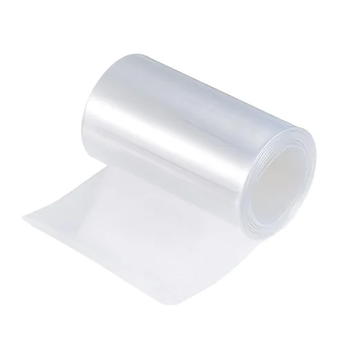 Miniatura 55 de MECCANIXITY Envoltura de Batería de PVC Termorretráctil de 127 mm de Diámetro 200 mm Plana 10 Pies (3 metros) Negra con Buena Aislación para Paquete