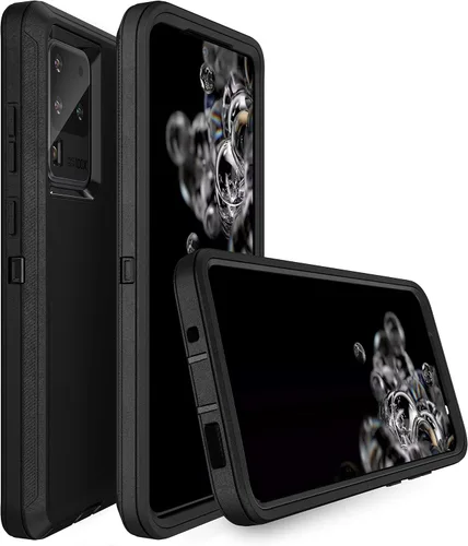 Miniatura 3 de MXX Funda resistente para Samsung Galaxy S20 Ultra (sin protector de pantalla) contra caídas Funda resistente para Galaxy S20 Ultra 5G (negro)
