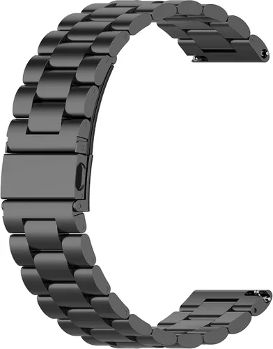 Miniatura 4 de Correa de liberación rápida compatible con SKG V7/V7 Pro Smart Watch Band para mujeres y hombres, correa de repuesto de acero inoxidable de metal