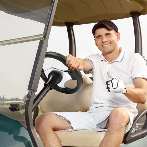 Miniatura 8 de Roykaw Adaptador de dirección para carrito de golf compatible con Club Car DS Negro