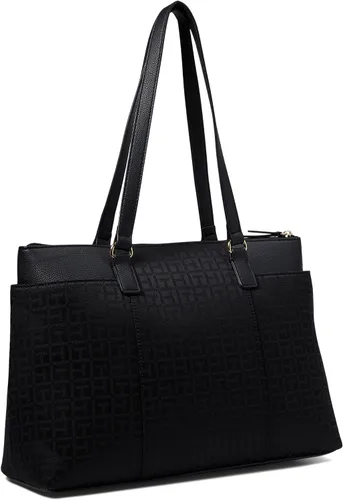Miniatura 2 de Tommy Hilfiger Evelyn II Tote-Square Monogram Jacquard