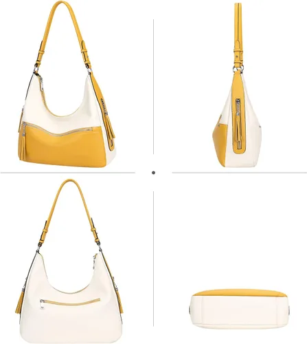 Miniatura 4 de Over Earth Genuine Leather Hobo Bags for Women Medium Soft Purses Casual Shoulder Bag and Handbags